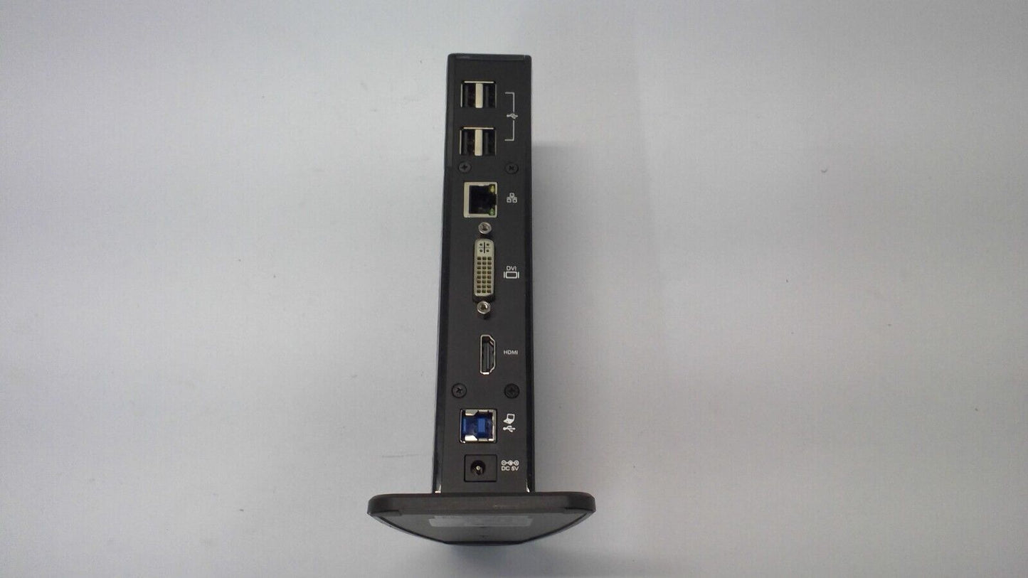 Plugable UD-3900 USB 3.0 Dual Monitor Docking Station HDMI DVI RJ-45 with AC