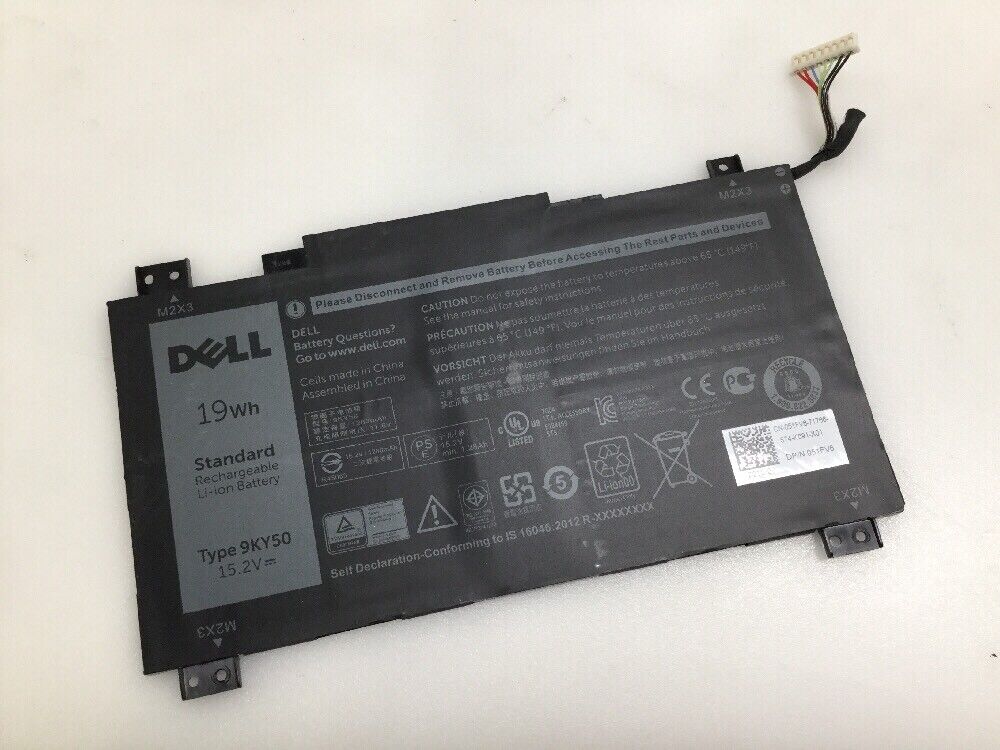 OEM Dell 9KY50 Battery 19wh for Dell 4ICP3/40/72 Series Latitude 10 STE2 10-ST2E