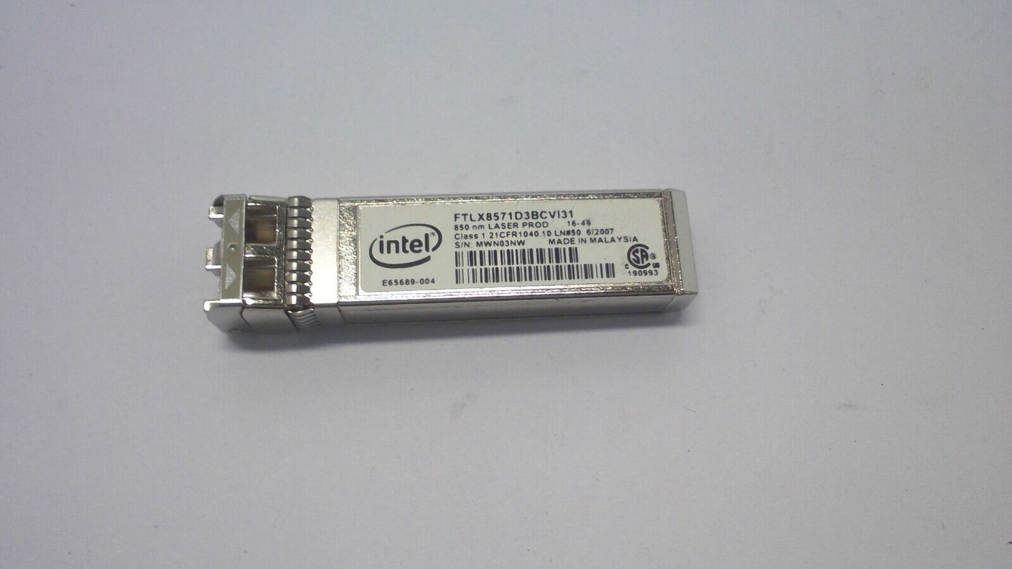 Intel FTLX8571D3BCVI31 10gb SFP+ Transceiver