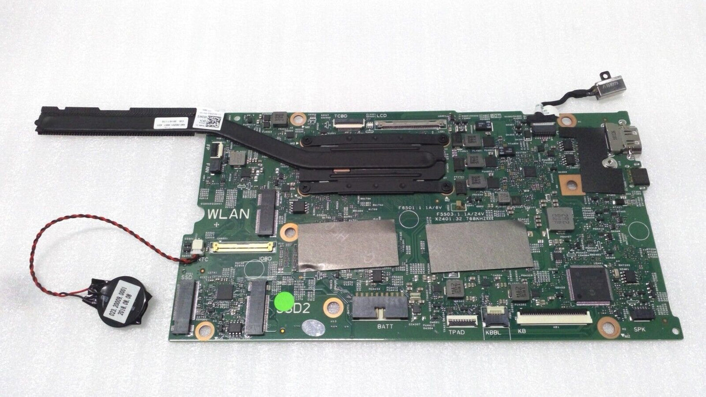 Dell 2CF17 Motherboard for Latitude 7386 i5-8265u@1.6Ghz with 8GB RAM