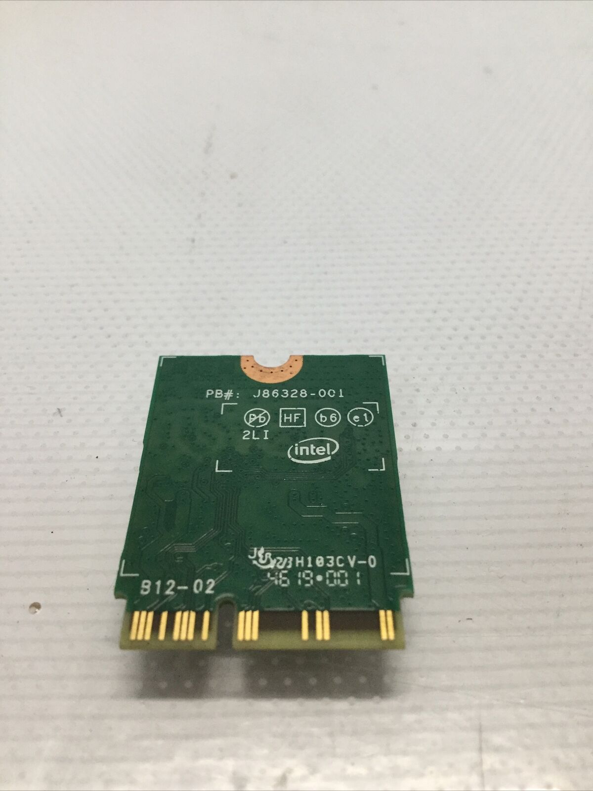 INTEL AX201NGW DUAL BAND Wi-Fi 5.0 AND 2.4GHZ + BLUETOOTH NETWORK CARD