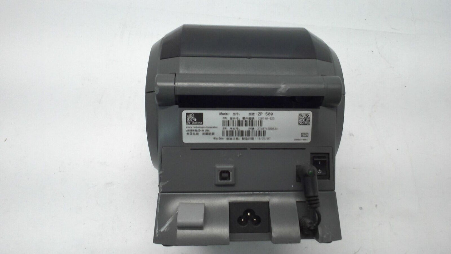 Zebra ZP 500 Plus Direct Thermal Label Printer ZP500 I20740-025