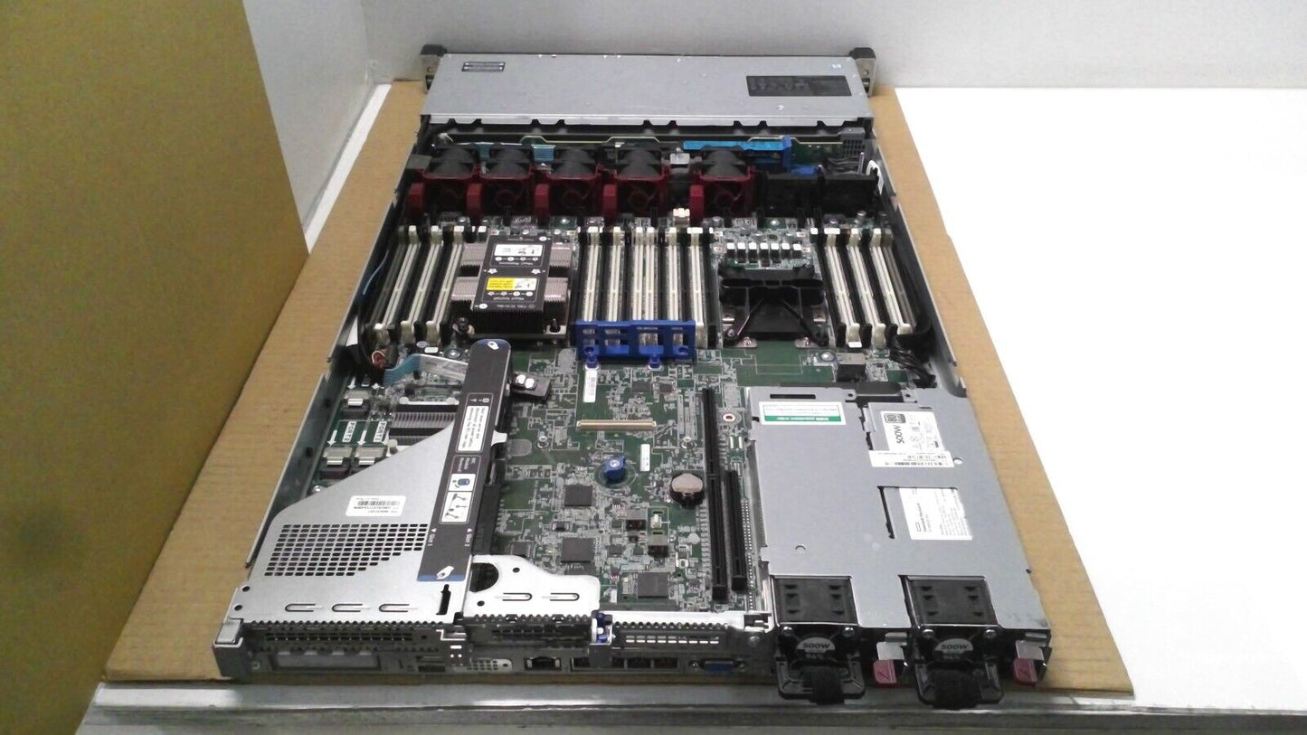 HP ProLiant DL360 Gen10 1U Server Barebone 4 BAY 3.5" 2x 500W PSU 1x Heatsinks