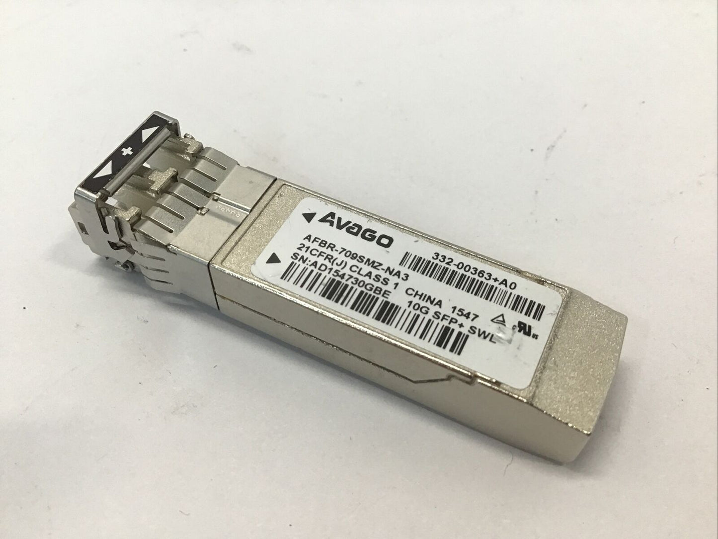 Lot of 10 - Avago 10Gb SFP+ SR 850nm 10GBASE-SR/SW Transceiver AFBR-709SMZ-NA3