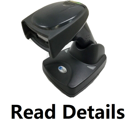 NCR Honeywell 3820 Wireless Bluetooth Barcode Scanner with Charging Base Black