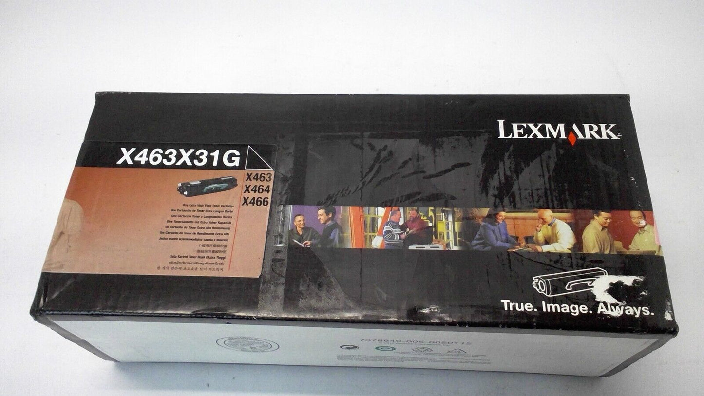 Genuine Lexmark X463X31G High Yield Black Toner Cartridge New X463 X464 X466