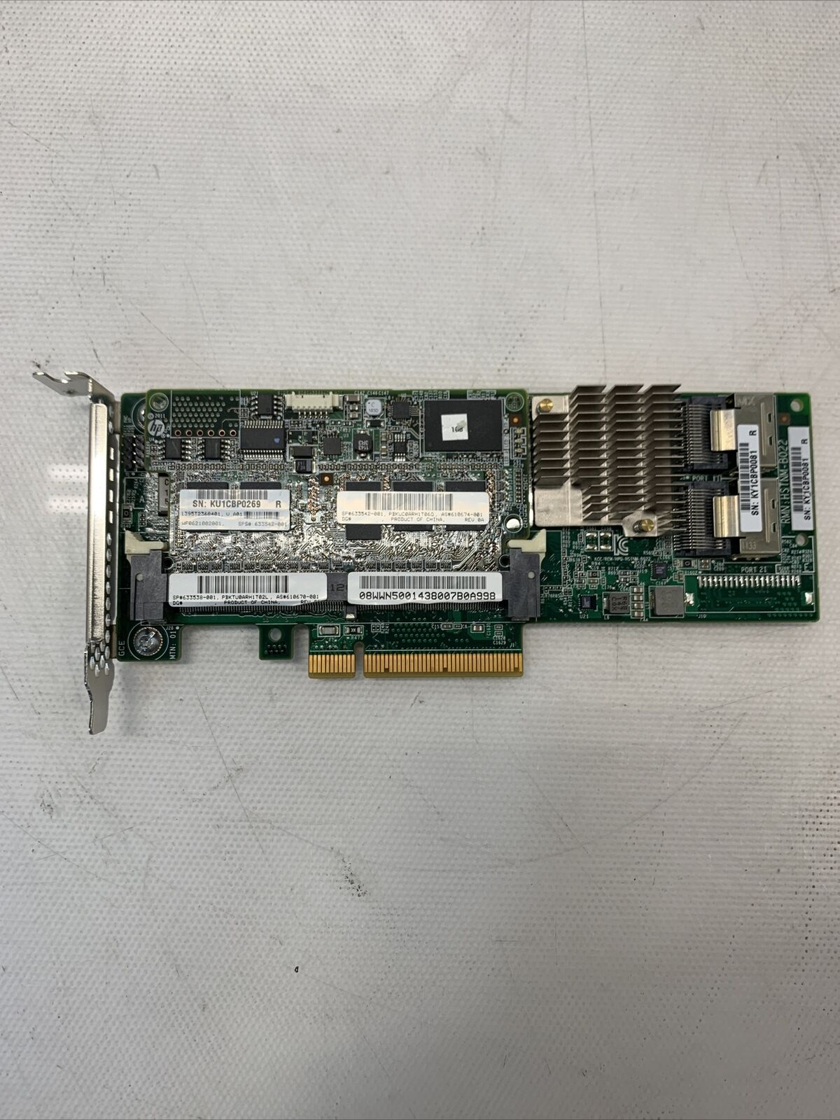 633538-001 HP P420 6Gb/s SAS Controller Adapter PCIe3.0x8 with 1GB memory FBWC