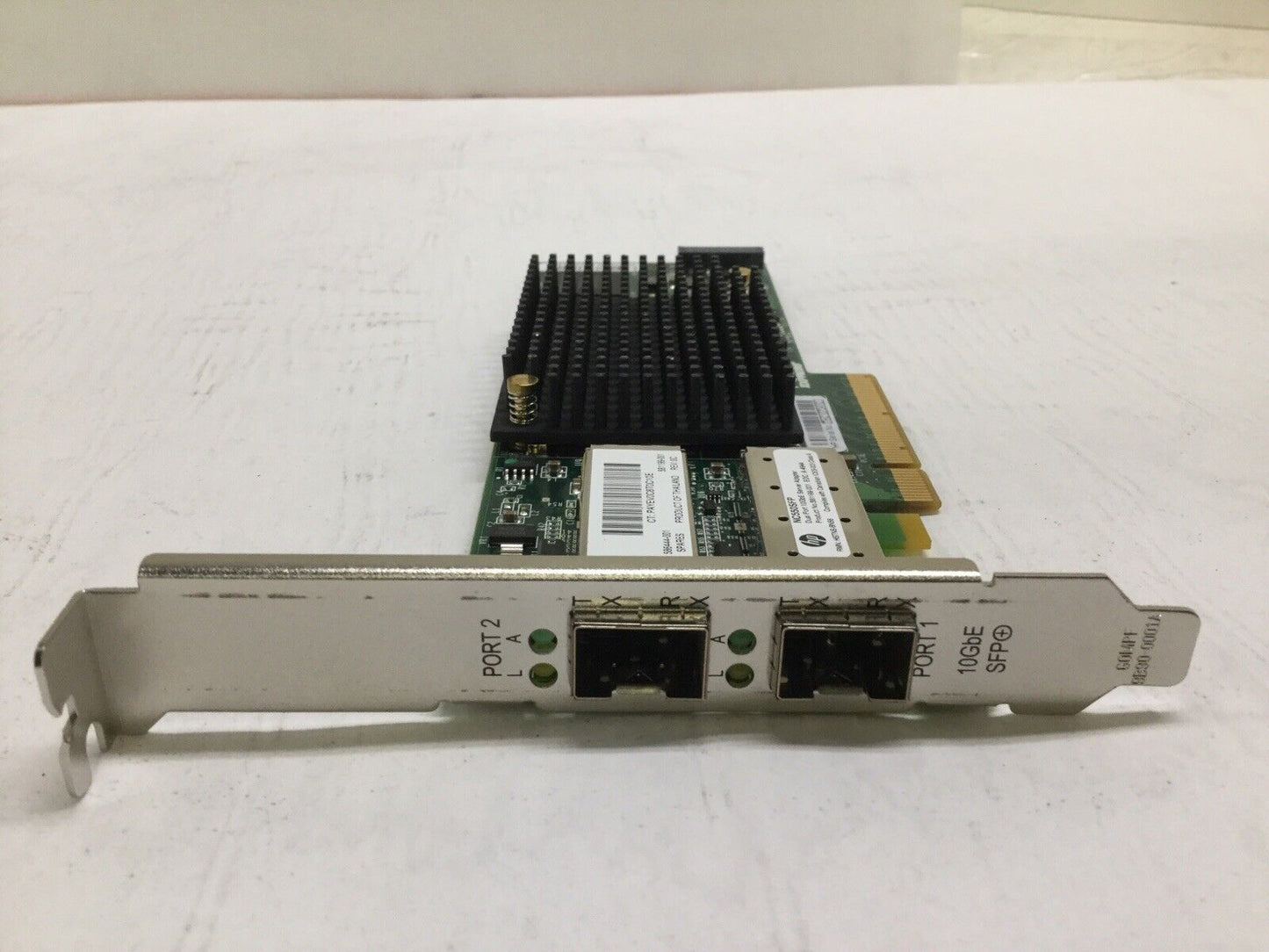 HP NC550SFP Dual Port 10Gb SFP+ SERVER Ethernet Adapter OCE10102-HP 581201-B21