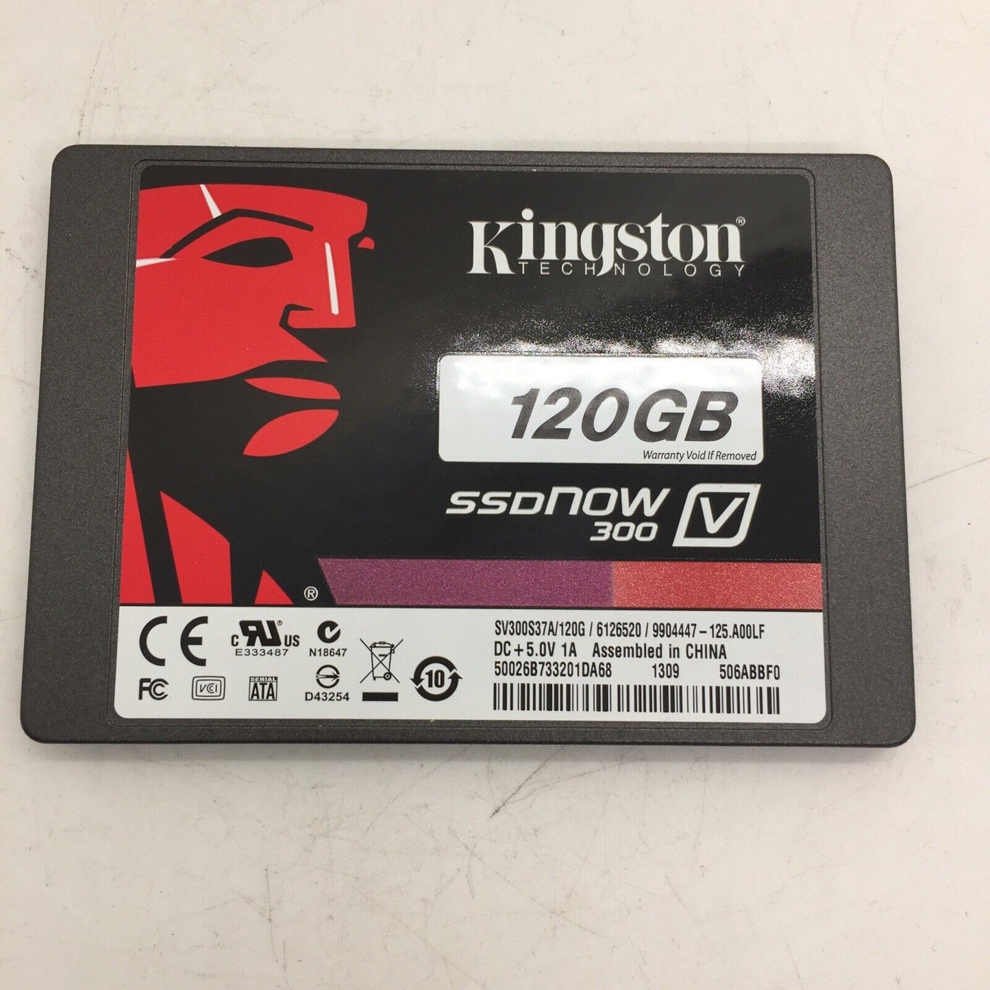 Kingston SSDnow 300 V 120GB SSD 2.5" SATA Solid State Drive SV300S37A/120G