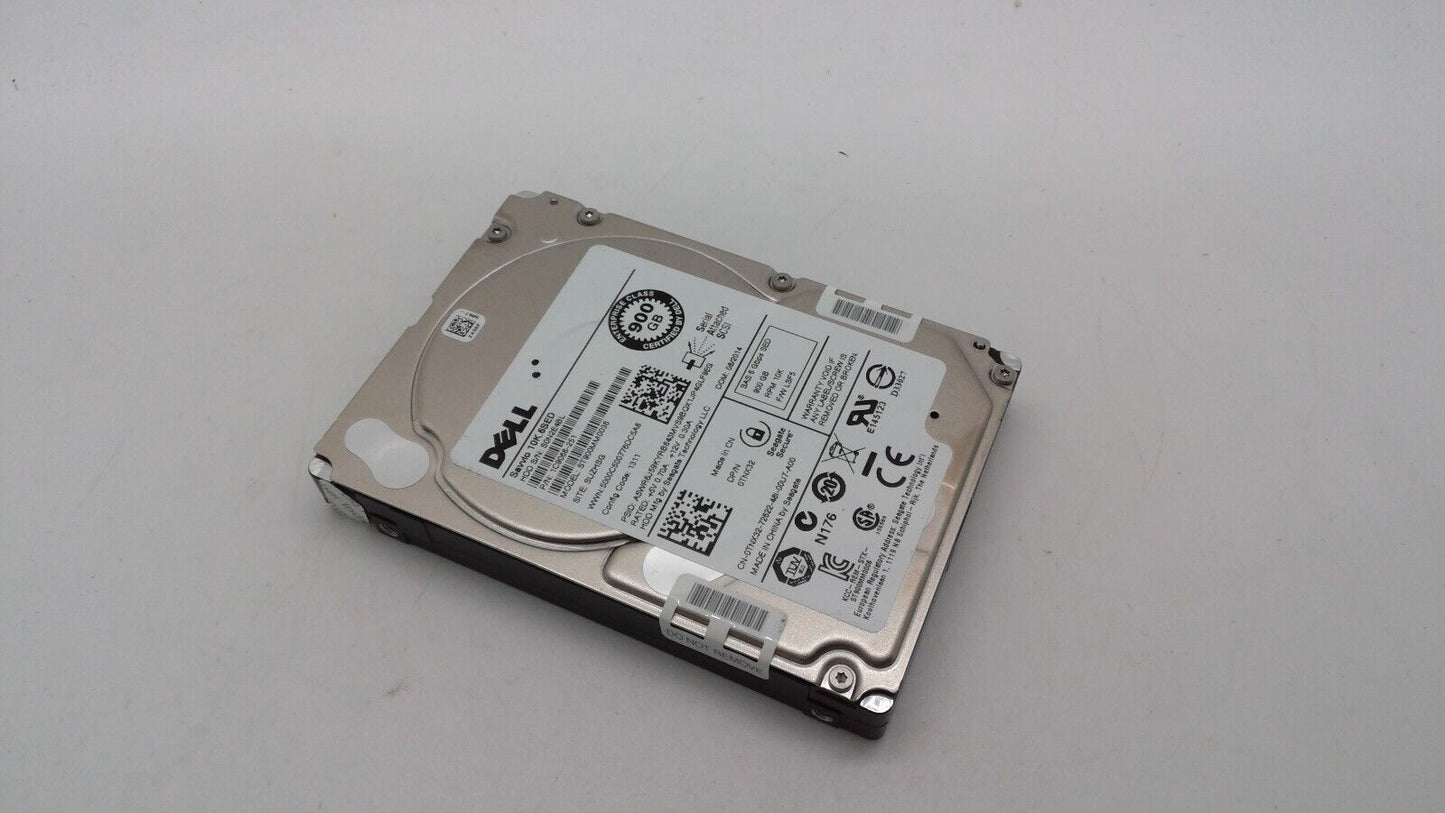 Dell TNX32 0TNX32 ST900MM0036 900GB 10K 6G SFF 2.5" SAS HARD DRIVE