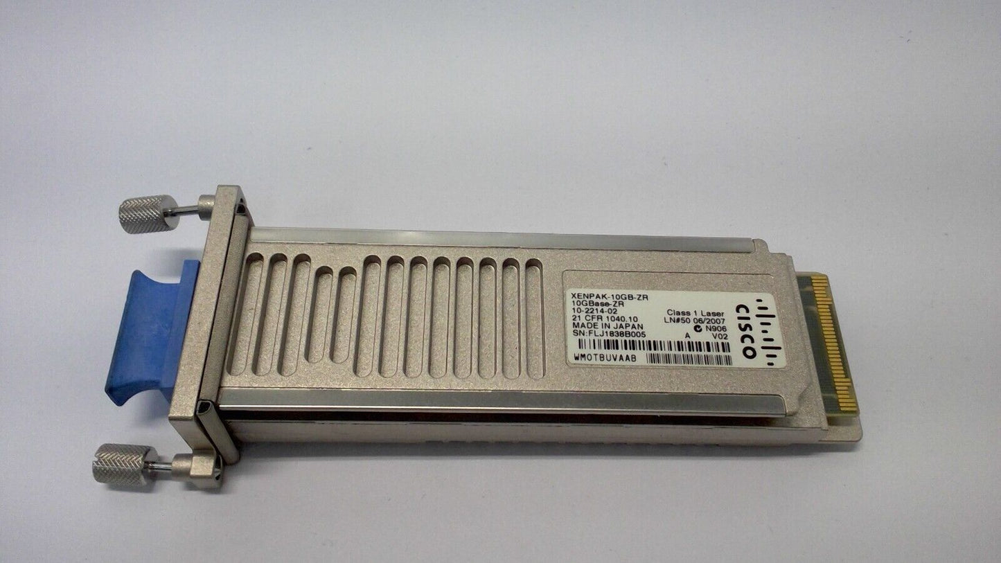 Cisco XENPAK-10GB-ZR 10GBASE-ZR XENPAK 1550nm Single Mode Compatible Transceiver