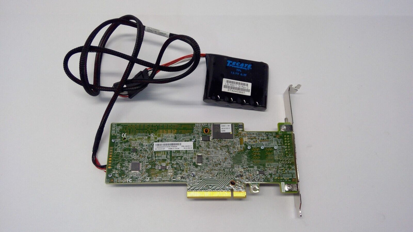 IBM 46C9111  ServeRAID 12gb/s Raid PCI-e 3.0 X8 SAS/SATA CONTROLLER CARD