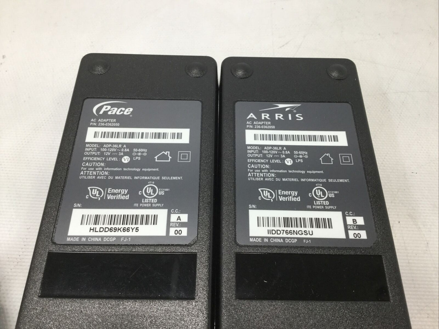 Pace Arris Power Supply ADP-36LR AC Adapter 12V 3.0A 36W - Assorted Brand