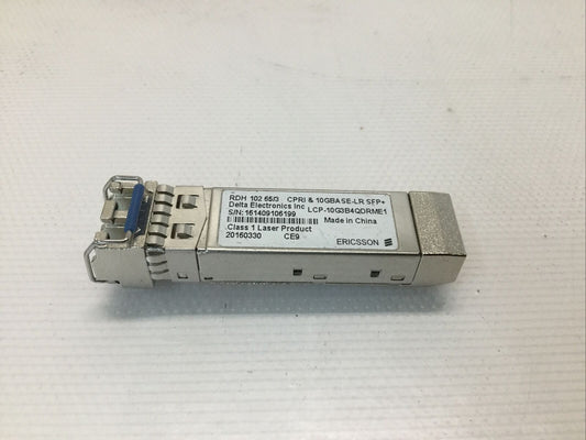 Ericsson Delta 10GB 1310nm SFP+ SMF Transceiver 10GBASE-LR LCP-10G3B4QDRME1