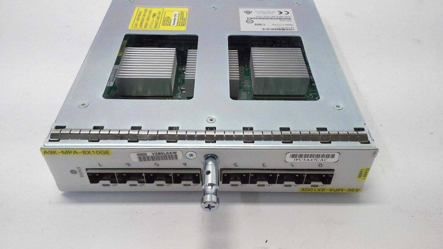 Cisco A9K-MPA-8X10GE - ASR 9000 8-port 10GE SFP+ Gigabit Module