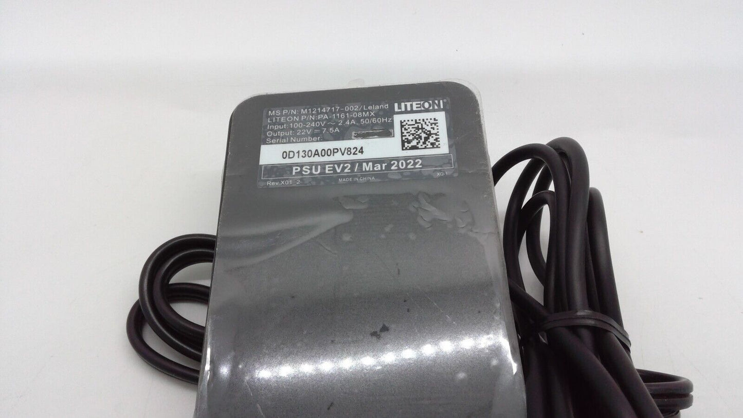 For Microsoft 1749 liteon Charger AC  Adapter PA-1161-08MX 22V 7.5A 7.5mm