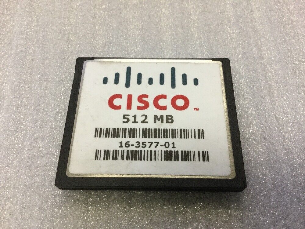 Lot of (10) CISCO 512MB CF COMPACT Flash Card for 2900 2801 2811 2821 2851 3825