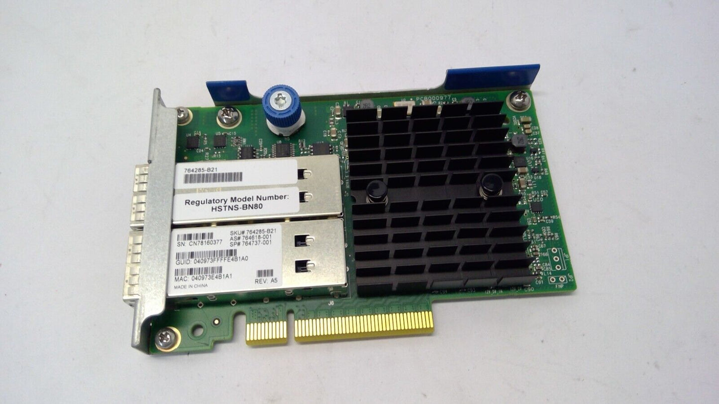 764618-001 HP InfiniBand FDR/Ethernet 10Gb/40Gb 2-port 544+FLR-QSFP Adapter