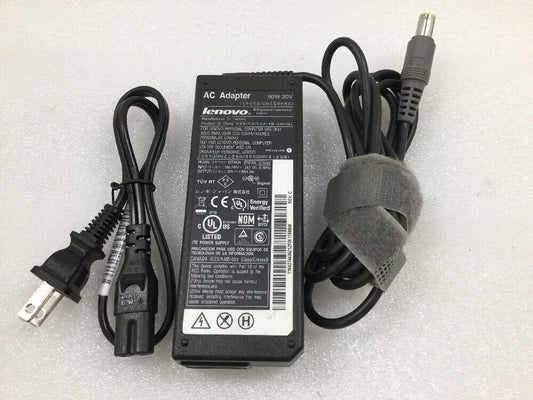 Genuine OEM Lenovo 90W 20V-4.5A Laptop AC Power Adapter T410 T420 T510 T520 T60