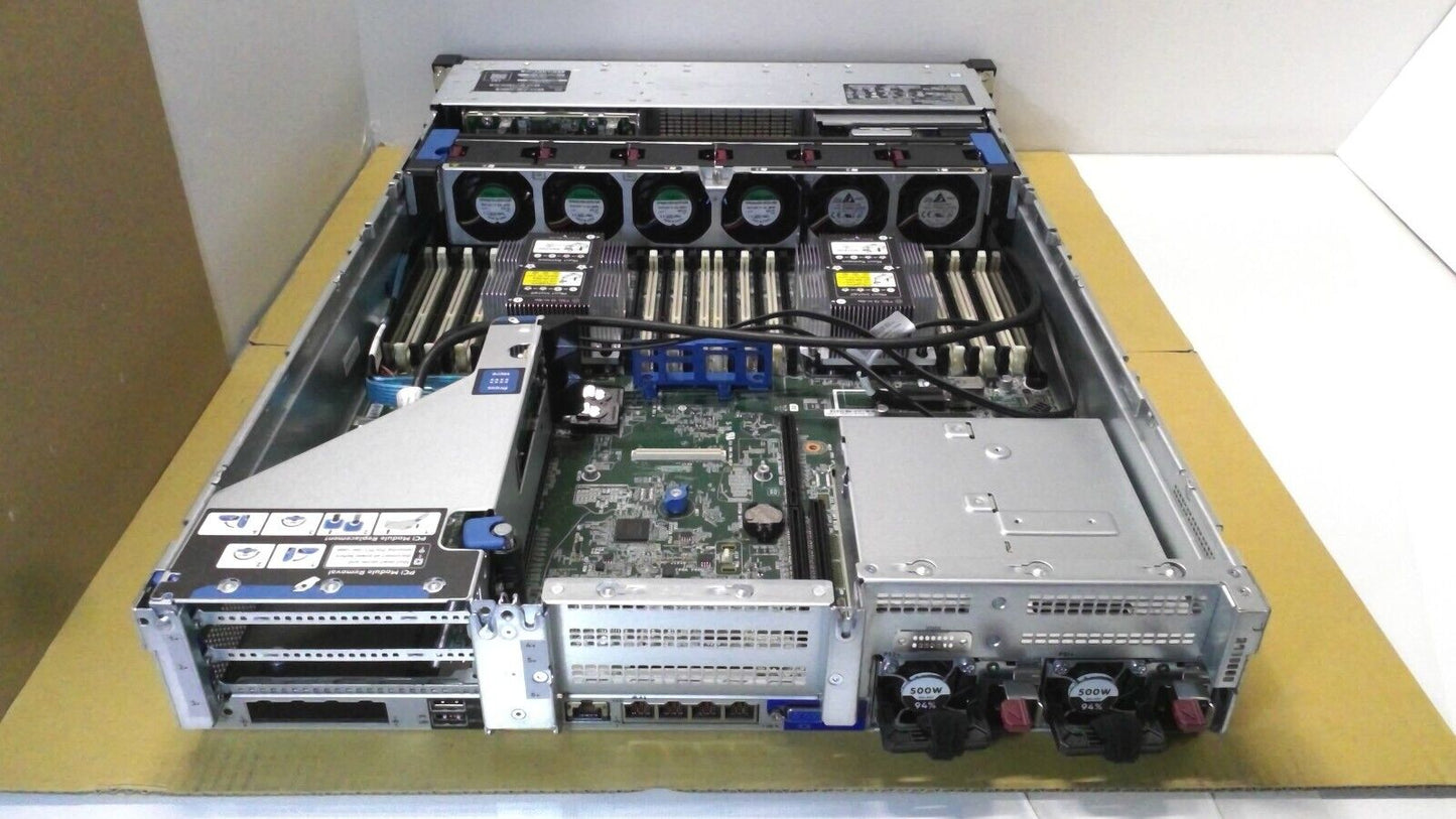 HP ProLiant DL380 Gen10 2U Rack Server 8 Bay 2.5" 2x500W - BareBone