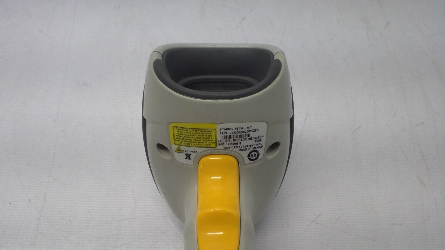 Symbol LS4208-SR20001ZZR Handheld Bar Code Scanner  NO USB CABLE