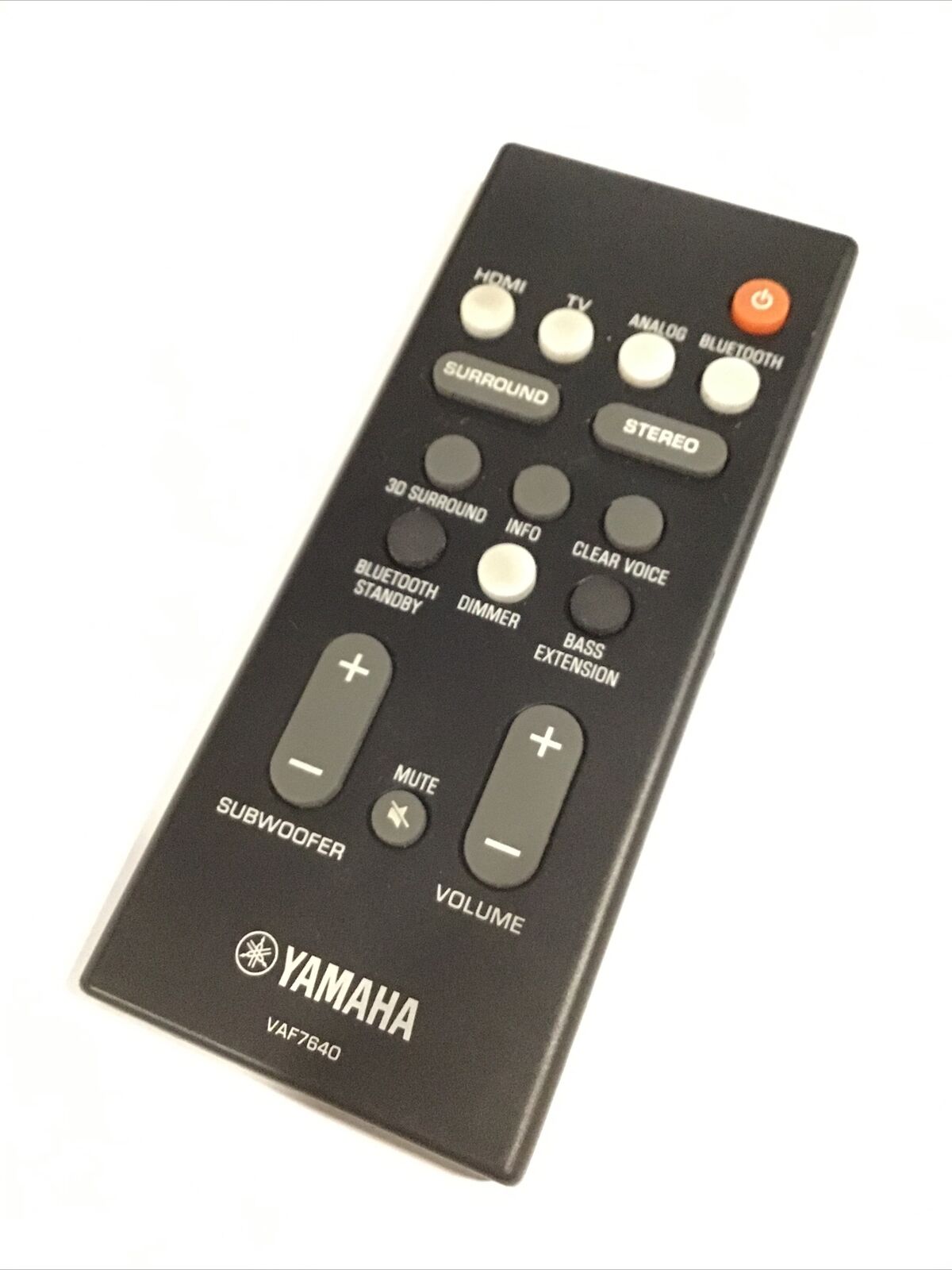 Original YAMAHA  VAF7640 Remote Control