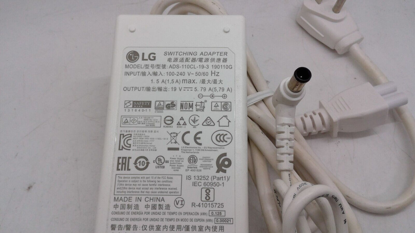 OEM LG Switching Adapter Model ADS-110CL-19-3 for PF100U Ultra Short Throw White