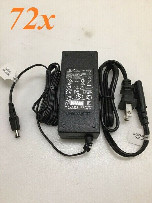 Lot of 72 - OEM 12V 2.0A AC Adaptor Power Charger Input 100-240V ADS0243-U120200
