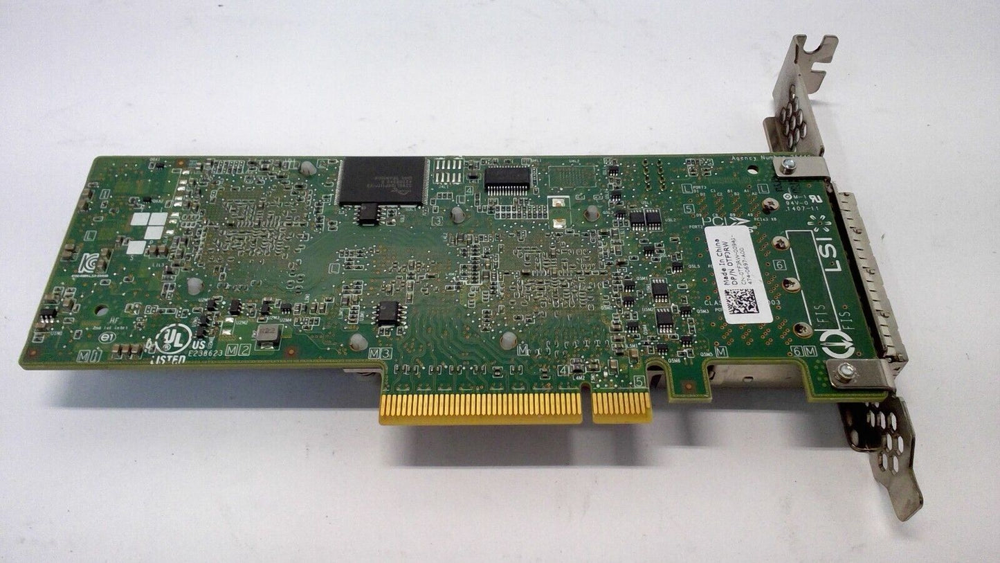 Dell 0TFJRW TFJRW LSI 9206-16e Quad-Port 6Gb/s PCIe High Profile OEM Firmware