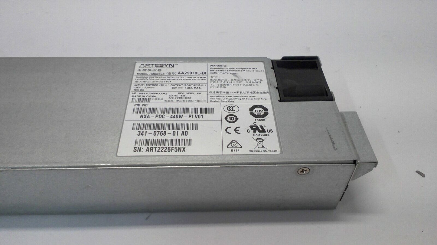 Cisco 440W DC Power Supply NXA-PDC-440W-PI for Catalyst C9300 C9300L Switches