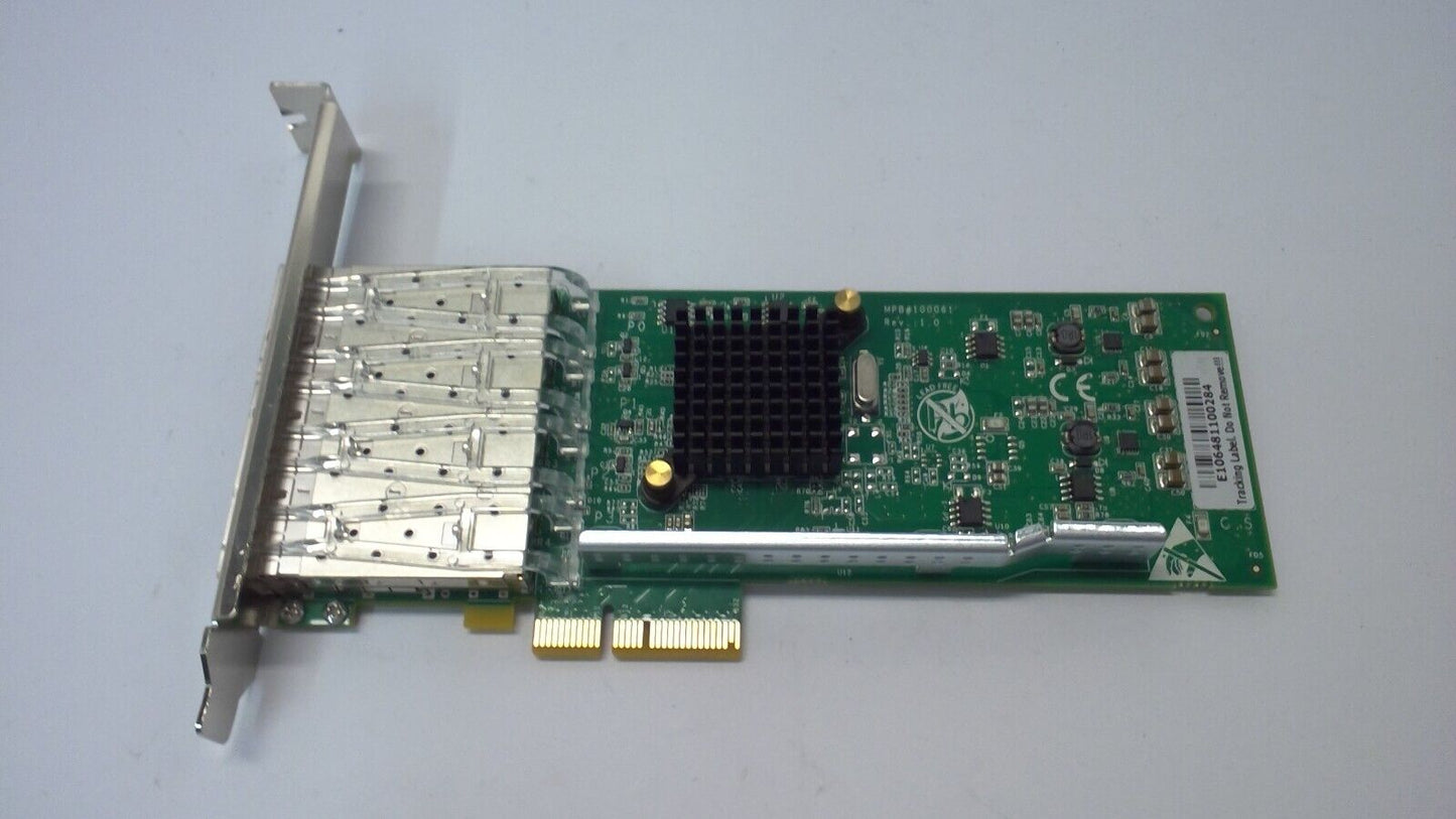 Dell XV0JH  Silicom PE2G4SFPI35I V1.2 Quad Port SFP Gigabit PCIe Adapter