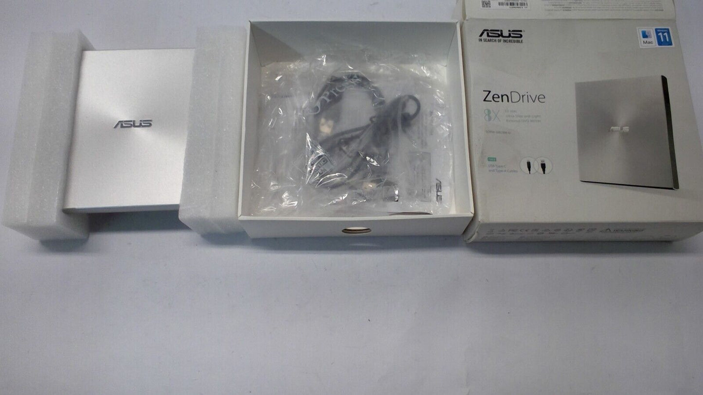 ASUS ZenDrive 8X SDRW-08U9M-U Ultra Slim External DVD Writer