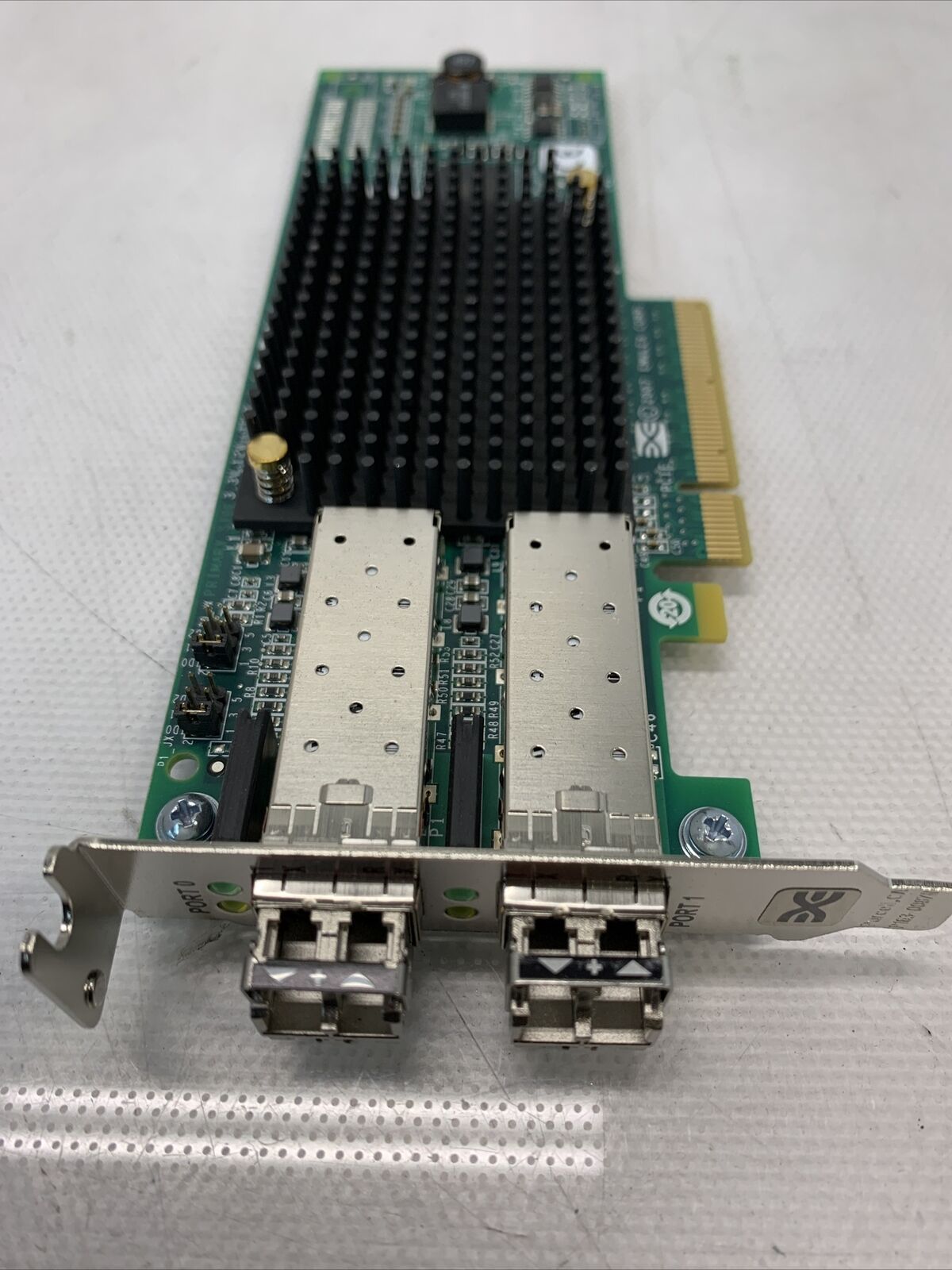 Emulex LPE12002 8GB Dual Port Fibre Channel Host Bus Adapter PCIe w/ (2) 8GB SFP