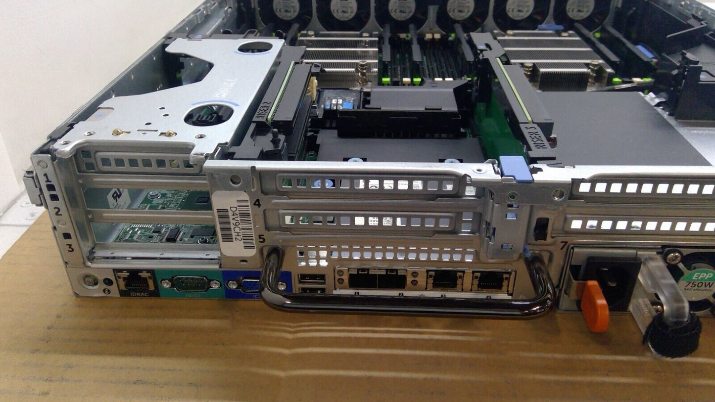 Dell PowerEdge R730 Server Barebone, 16 Bay 2.5" 2x 750W 2x Heatsink H730p 165T0