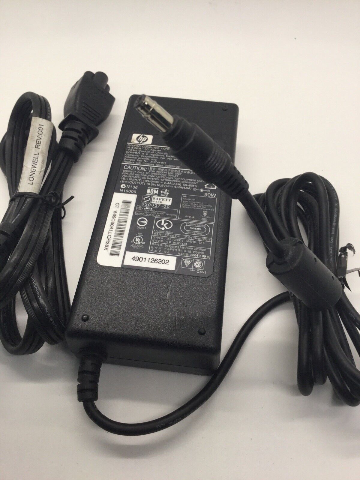 HP 90W AC Adapter 18.5V 4.9A PA-1900-15C1 For DV9000 DV8000 DV2000 DV6700 V3000