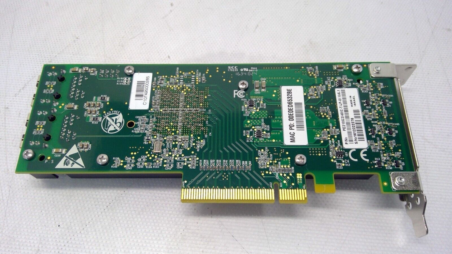 Silicom PE210G2I40IC-T-LP 10GB Dual Port Network Ethernet Card Low Profile X540