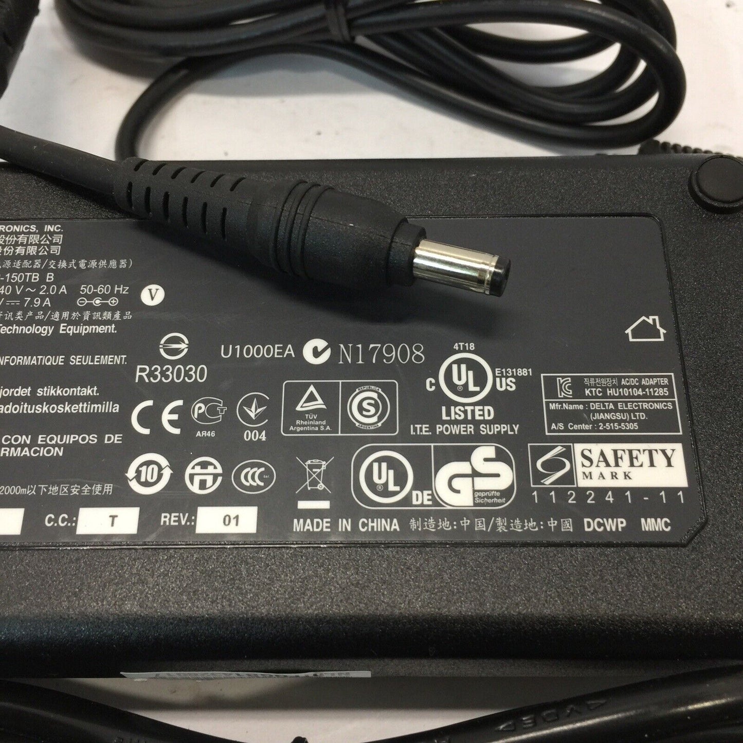 Delta Razer Blade ADP-150TB B Rev 01 19V 7.9A Ac Adapter - Original OEM