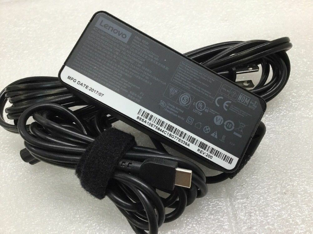 OEM Lenovo 45W Type USB-C AC Adapter 00HM664 ADLX45YLC2A ADLX45YLC3A SA18C15461