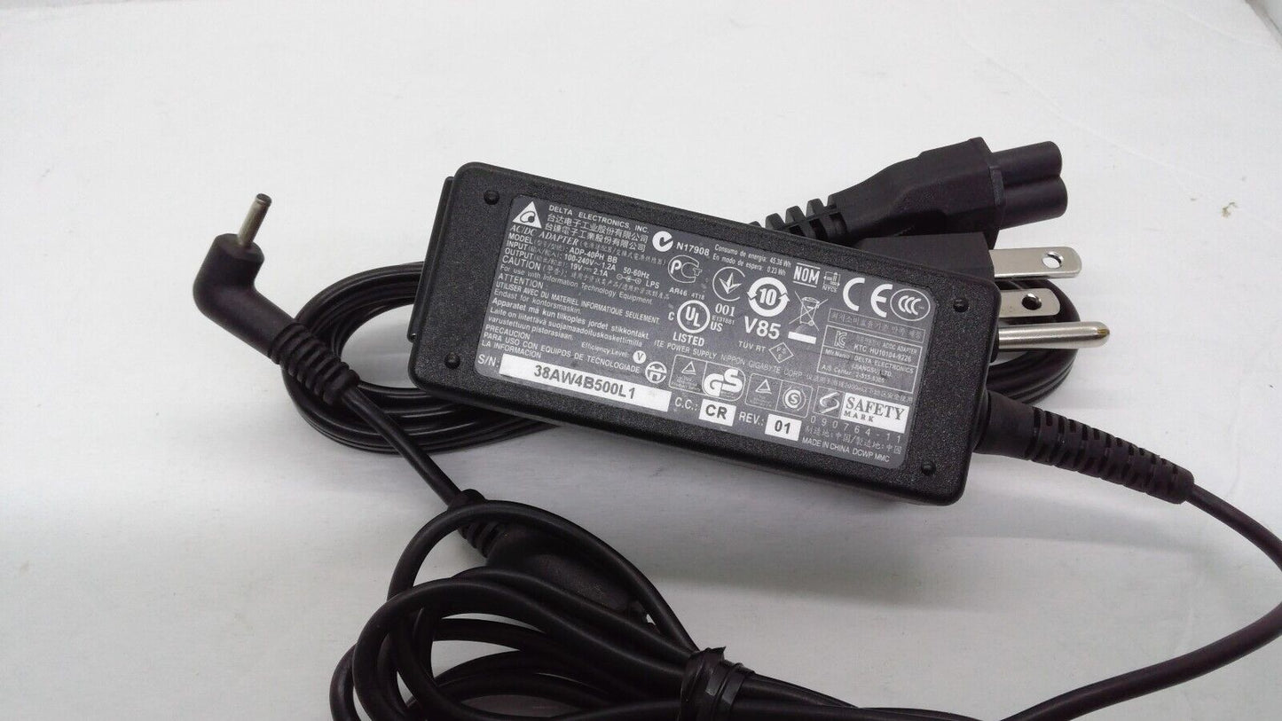 Genuine Delta ADP-40PH BB AC Adapter 19V 2.1A Power Charger  Tip 2.5*1.1mm