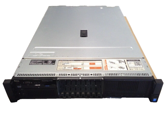 Dell PowerEdge R730 8SFF 2U Server Barebone, 8 Bay 2.5" 2x 750W PSU 2x Heatsinks