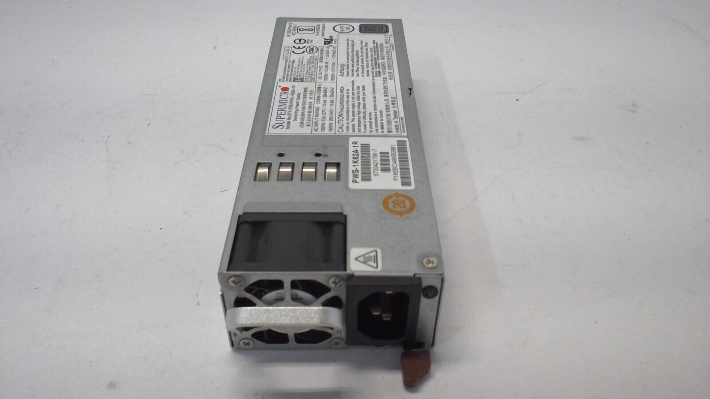 Supermicro 1000W/1600W 1U Redundant Power Supply PWS-1K62A-1R