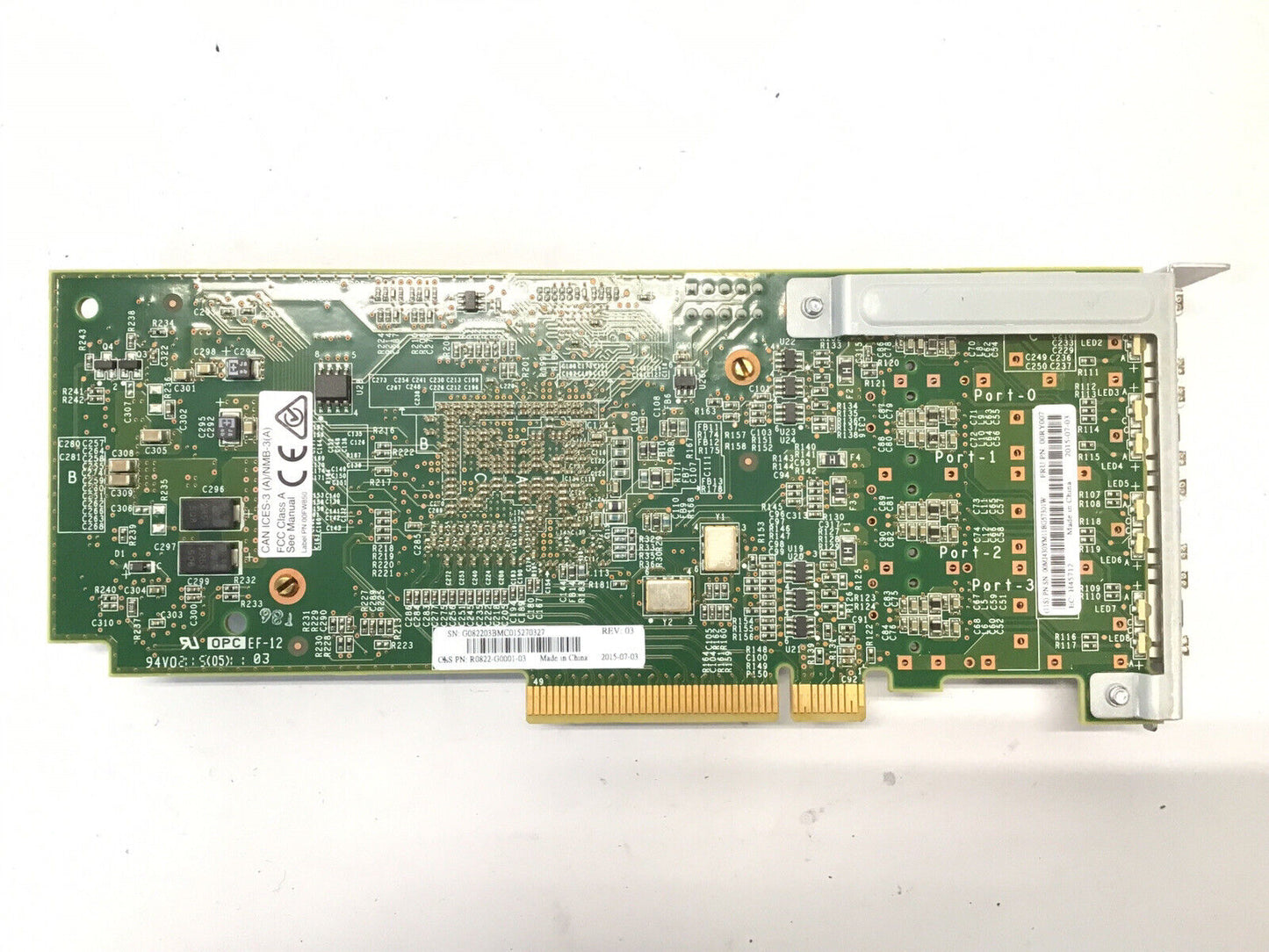 IBM Quad Port 16GB FC HBA Ethernet Network Adapter PCI-E 00RY007