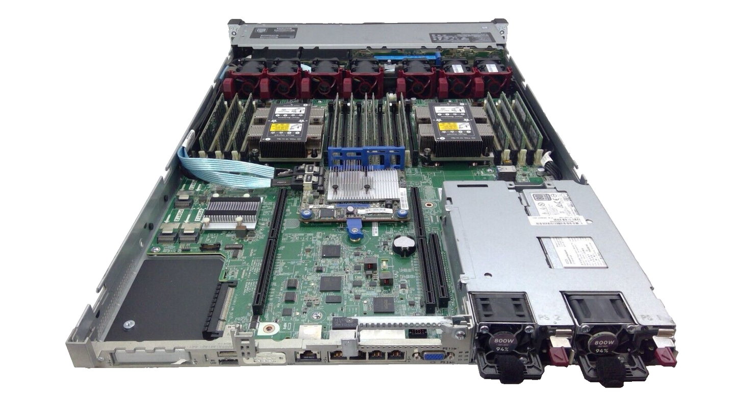 HP ProLiant DL360 Gen10 1U Server 8 BAY 2.5" 2x Xeon Gold 5118 384G RAM 2x800W