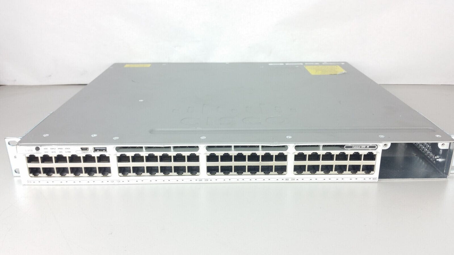 Cisco Catalyst WS-3850-48T-E Switch -Barebone- Tested Good