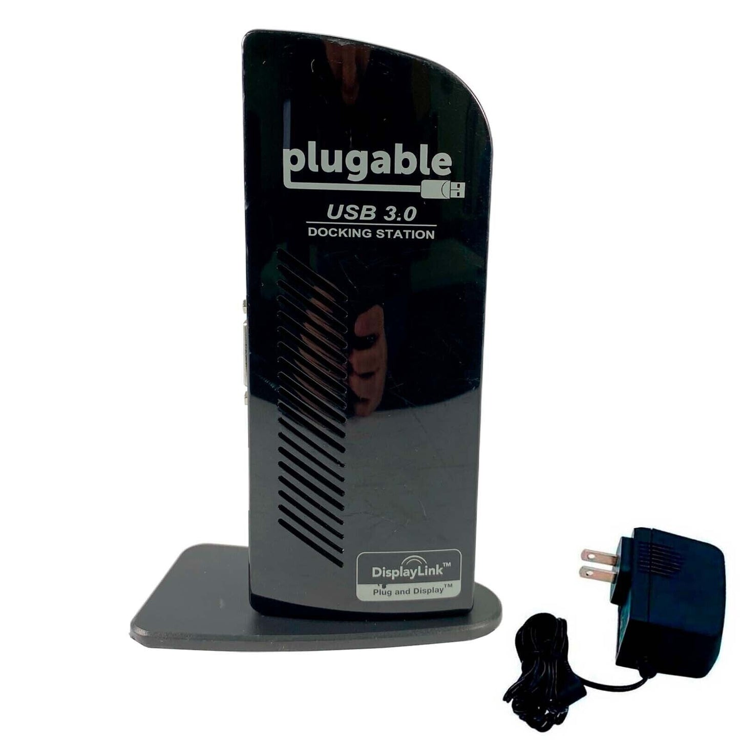 Plugable UD-3900 USB 3.0 Dual Monitor Docking Station HDMI DVI RJ-45 with AC