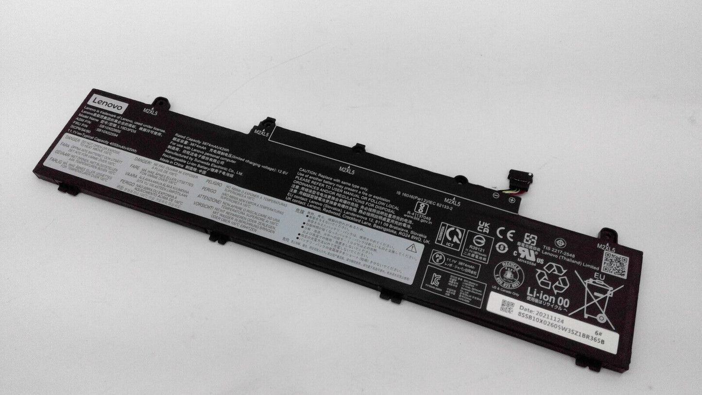 Genuine L19D3PD5 Battery Lenovo ThinkPad E14 E15 2nd L19D3PD5 L19M3PD5 L19L3PD5