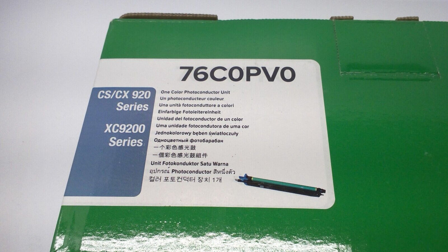 Open Box Lexmark 76C0PV0 Cyan Toner CS/CX 920 Series CMY Photoconductor Unit