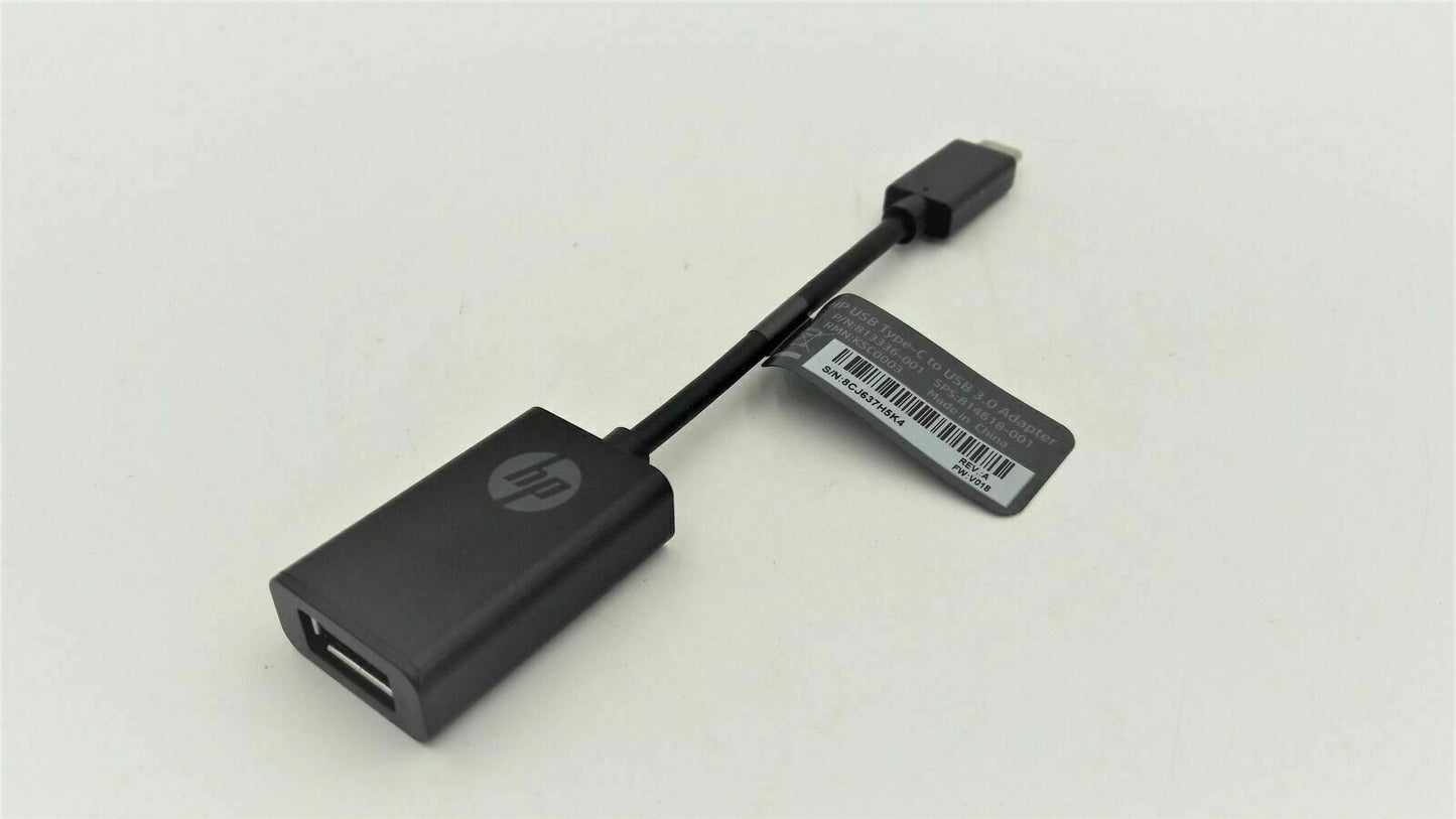 HP USB Type-C to USB 3.0 Adapter 814618-001 813336-001 814618-001 813335-001