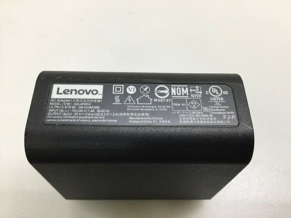 OEM Lenovo 40W AC Charger Adapter for Lenovo Yoga 3 Pro ADL-40WCC ADL40WDB