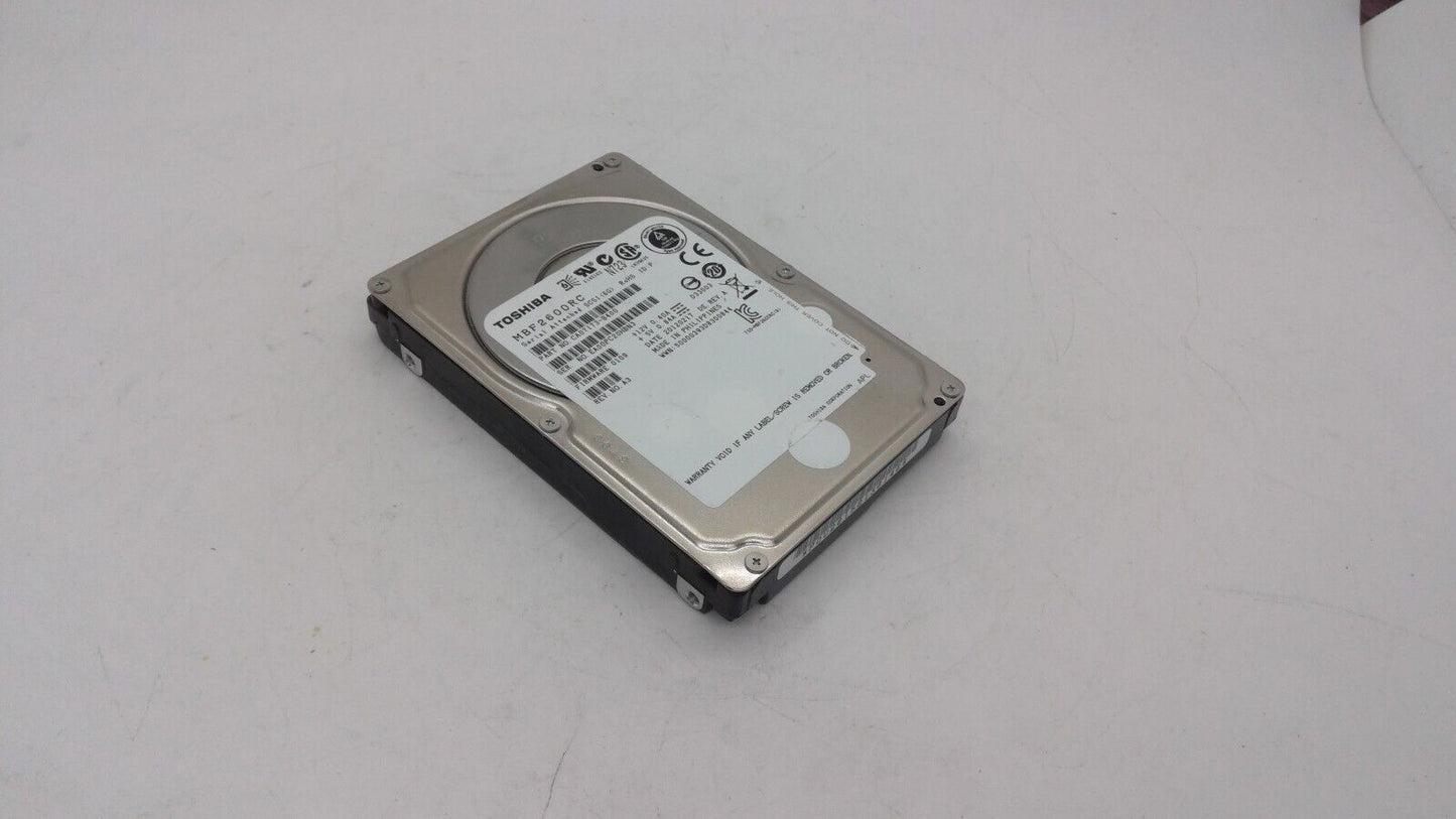 Toshiba MBF2600RC CA07173-B400 REV. A3 600gb 10k 2.5" SAS Hard Drive